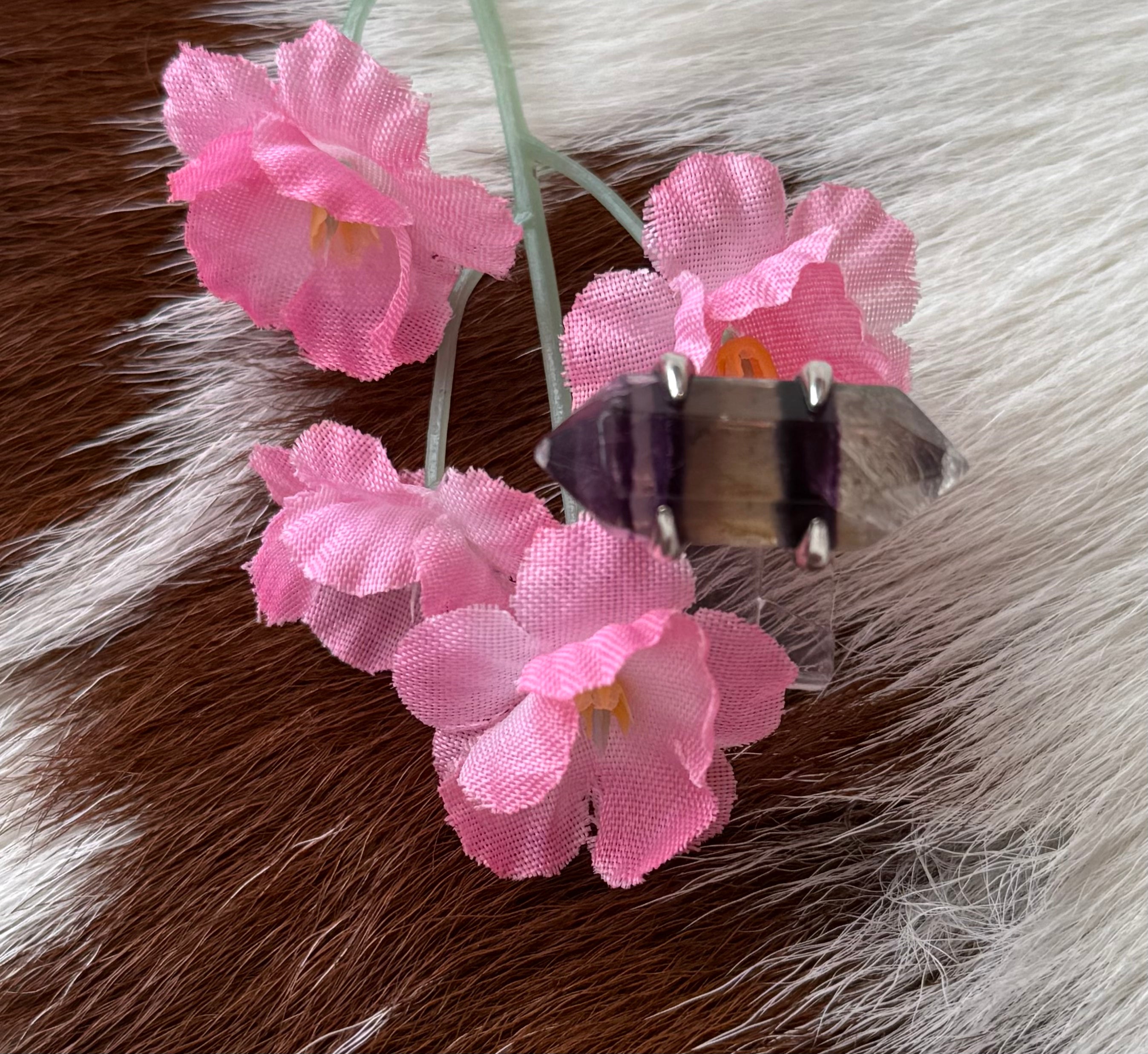 Fluorite Sterling Silver Ring