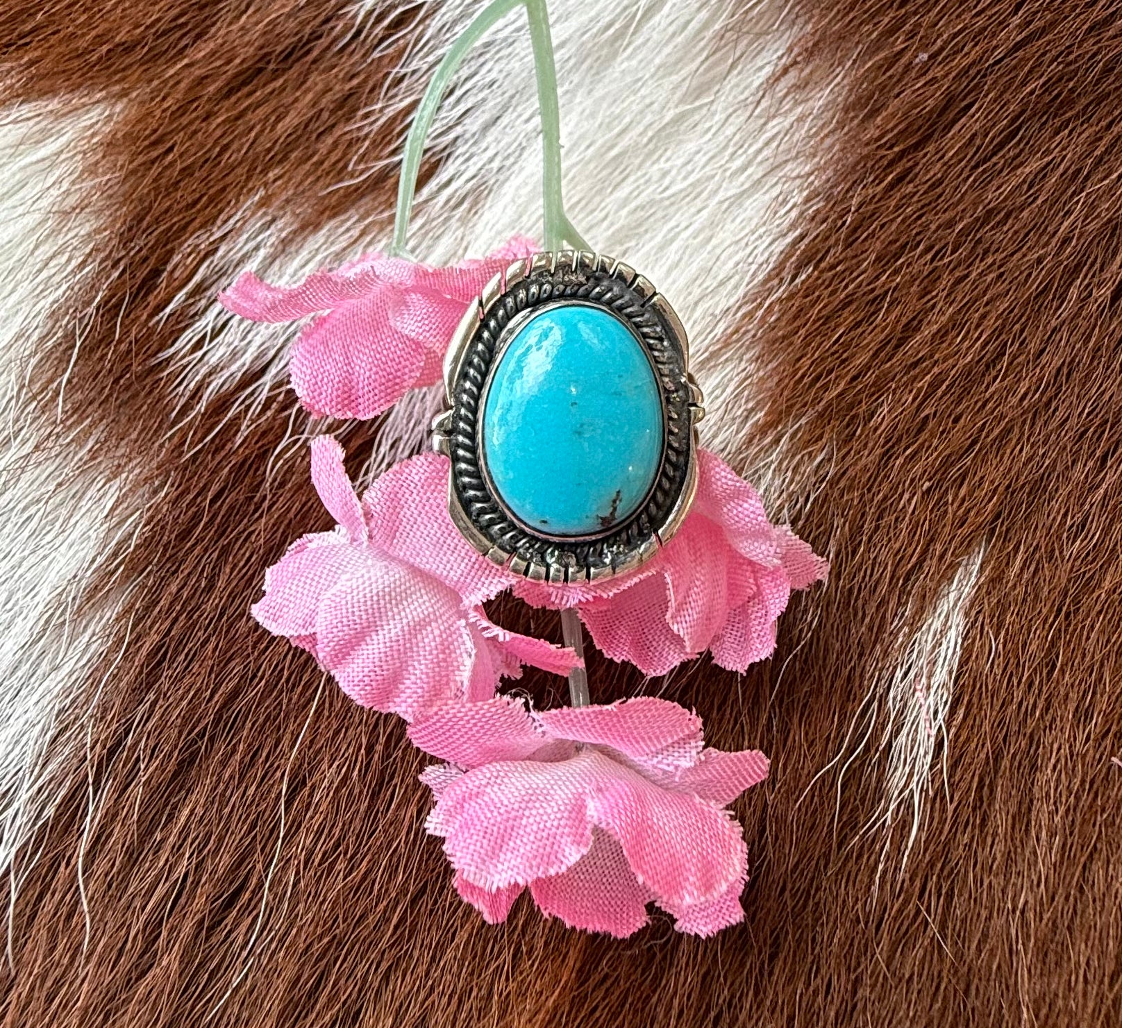 Sterling Silver Turquoise Silver Ring