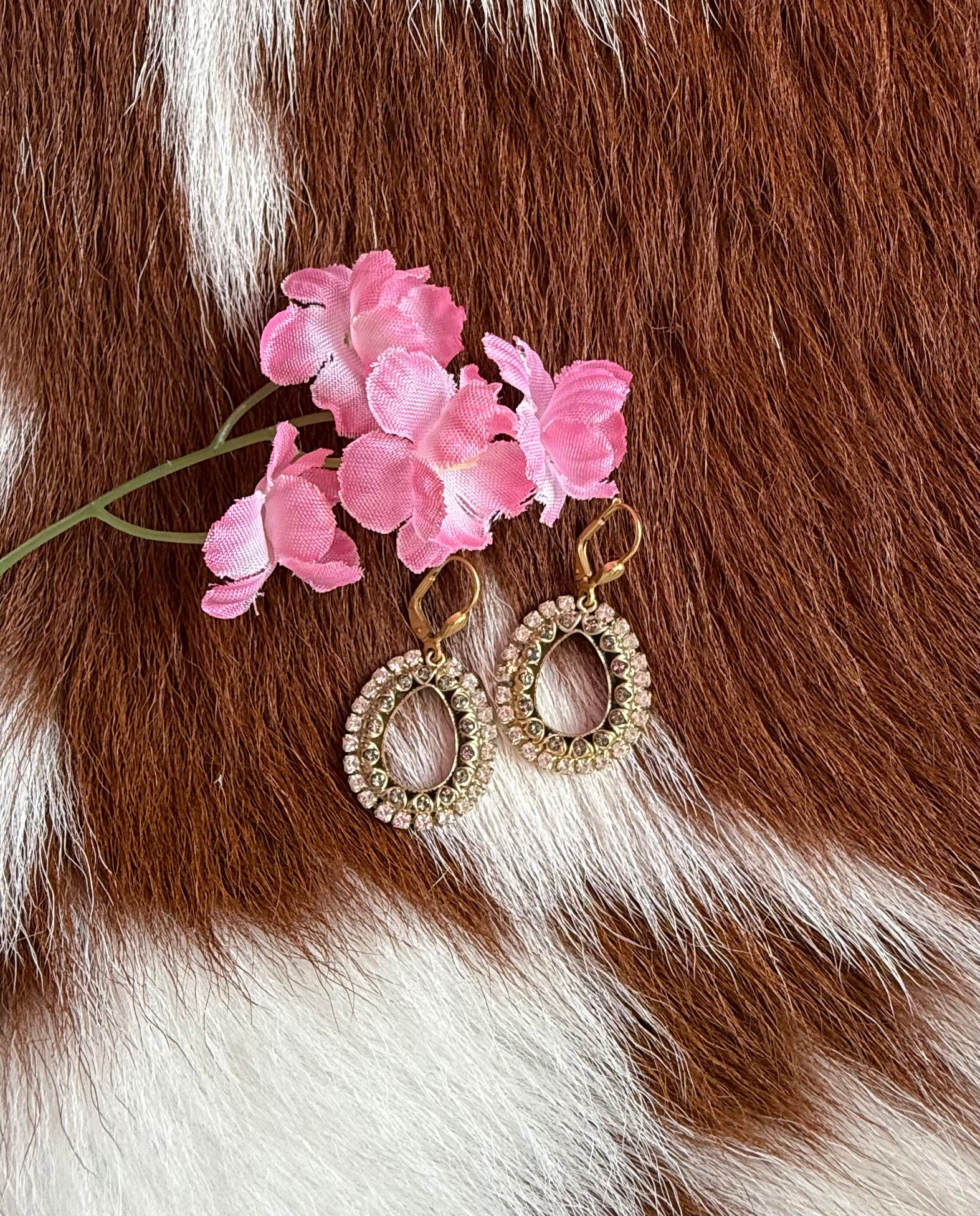 Gold Fill Swarovski Crystal Earring