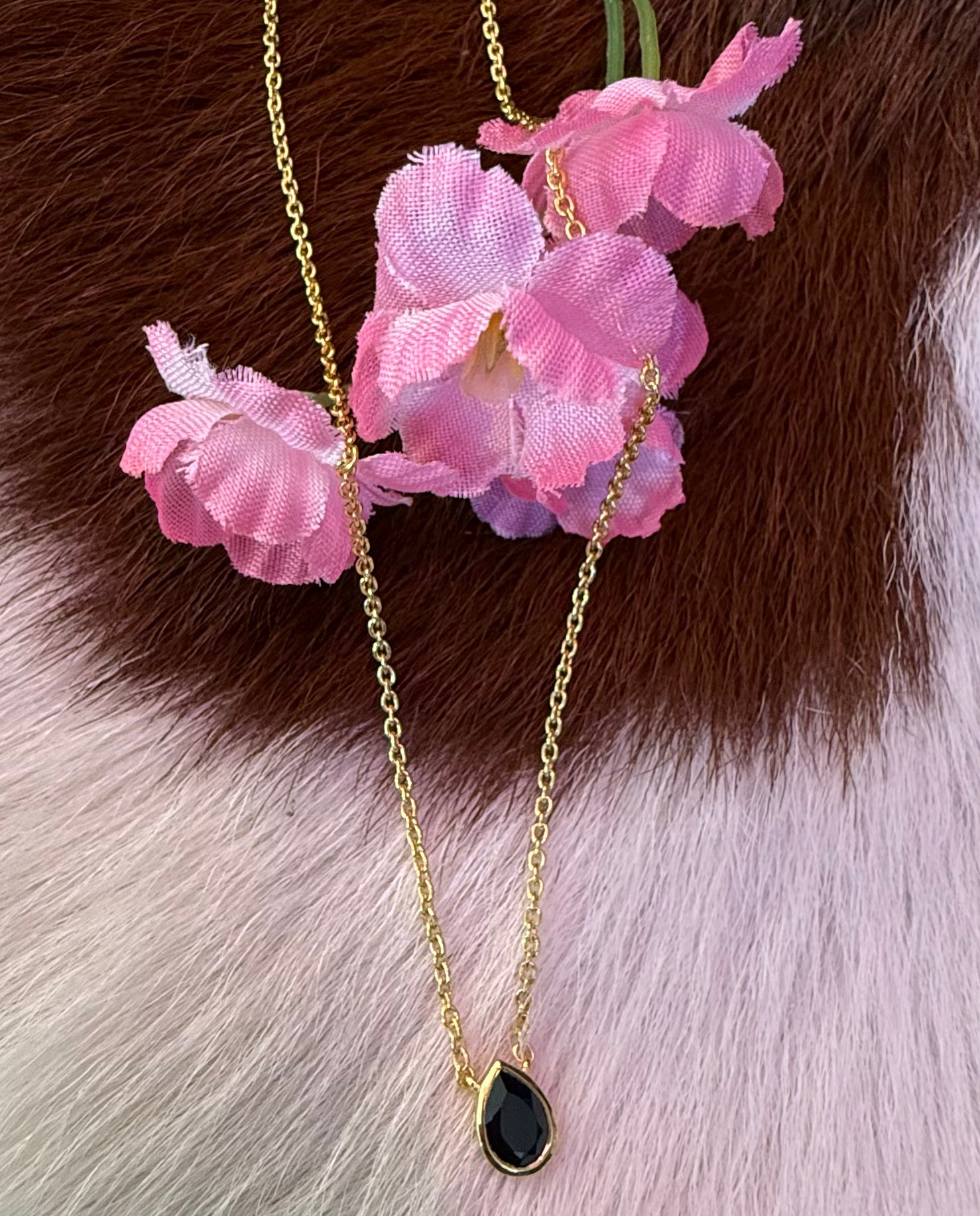 Gemstone 18k Gold Plated Over Sterling Silver Necklaces