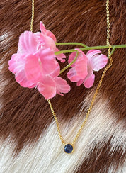 Gemstone 18k Gold Plated Over Sterling Silver Necklaces