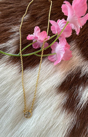 Gemstone 18k Gold Plated Over Sterling Silver Necklaces