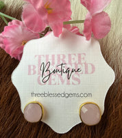 Semi Precious Gold Filled Post Earring