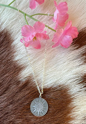 Let's Get Lost Compass Necklace