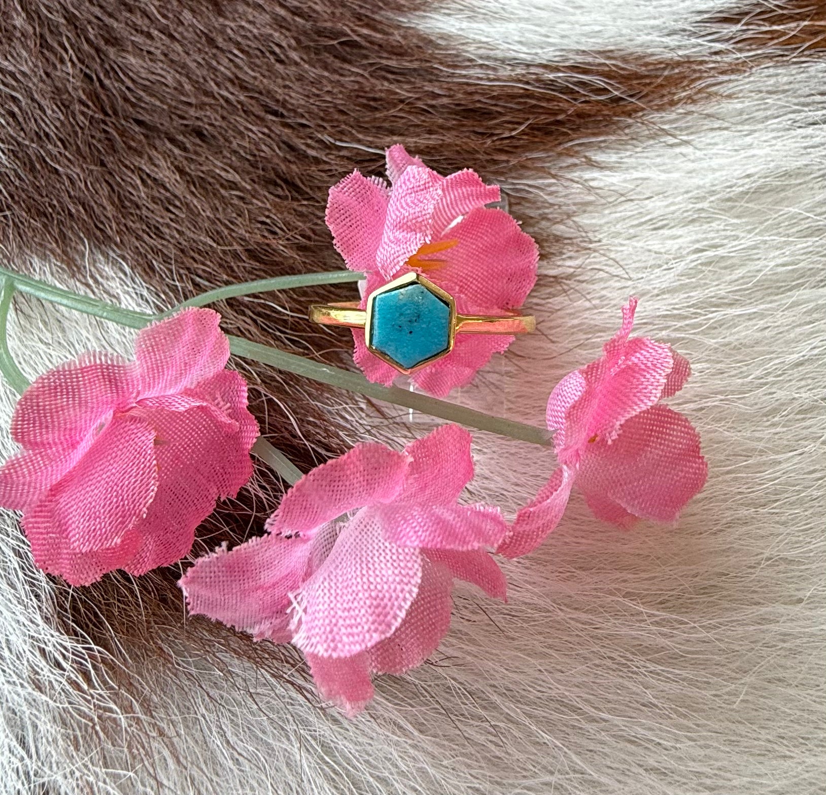 Gold Filled Turquoise Ring