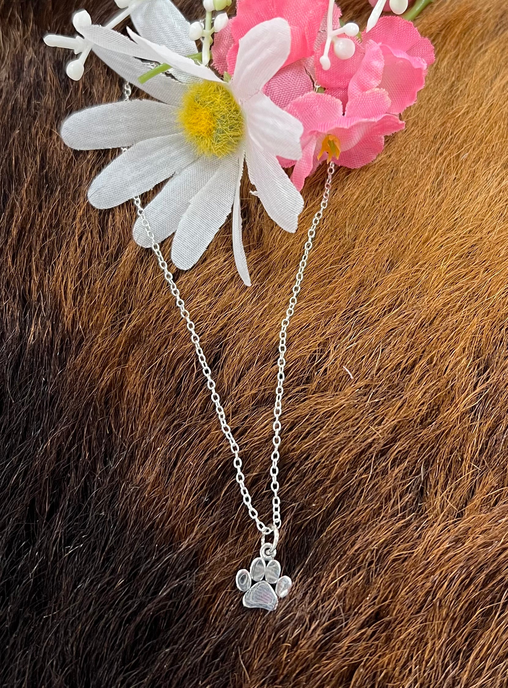 Paw Print Necklace