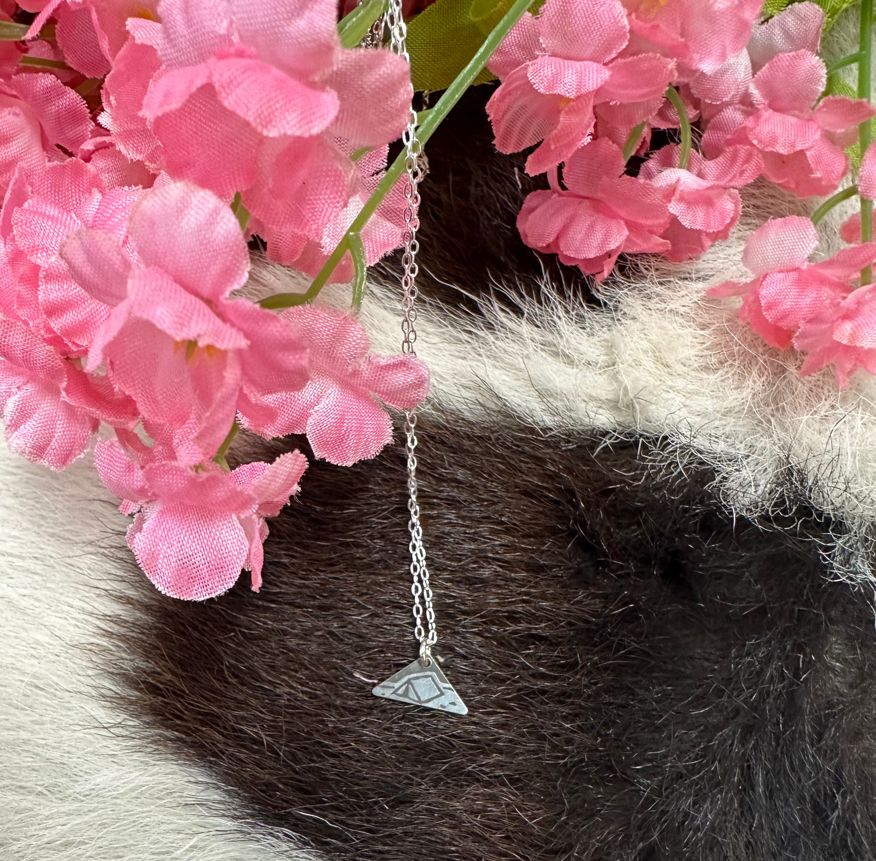 Mini Triangle Nature Pendants