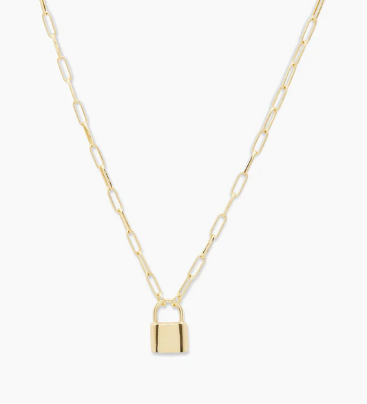 Kara Padlock Necklace - Premium Necklace from Gorjana - Just $60! Shop now at Three Blessed Gems