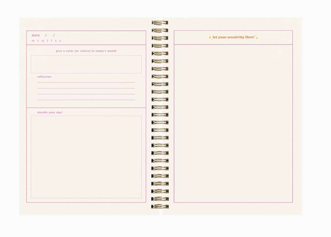 The Retro Bloom Creative Notebook 🌸✨