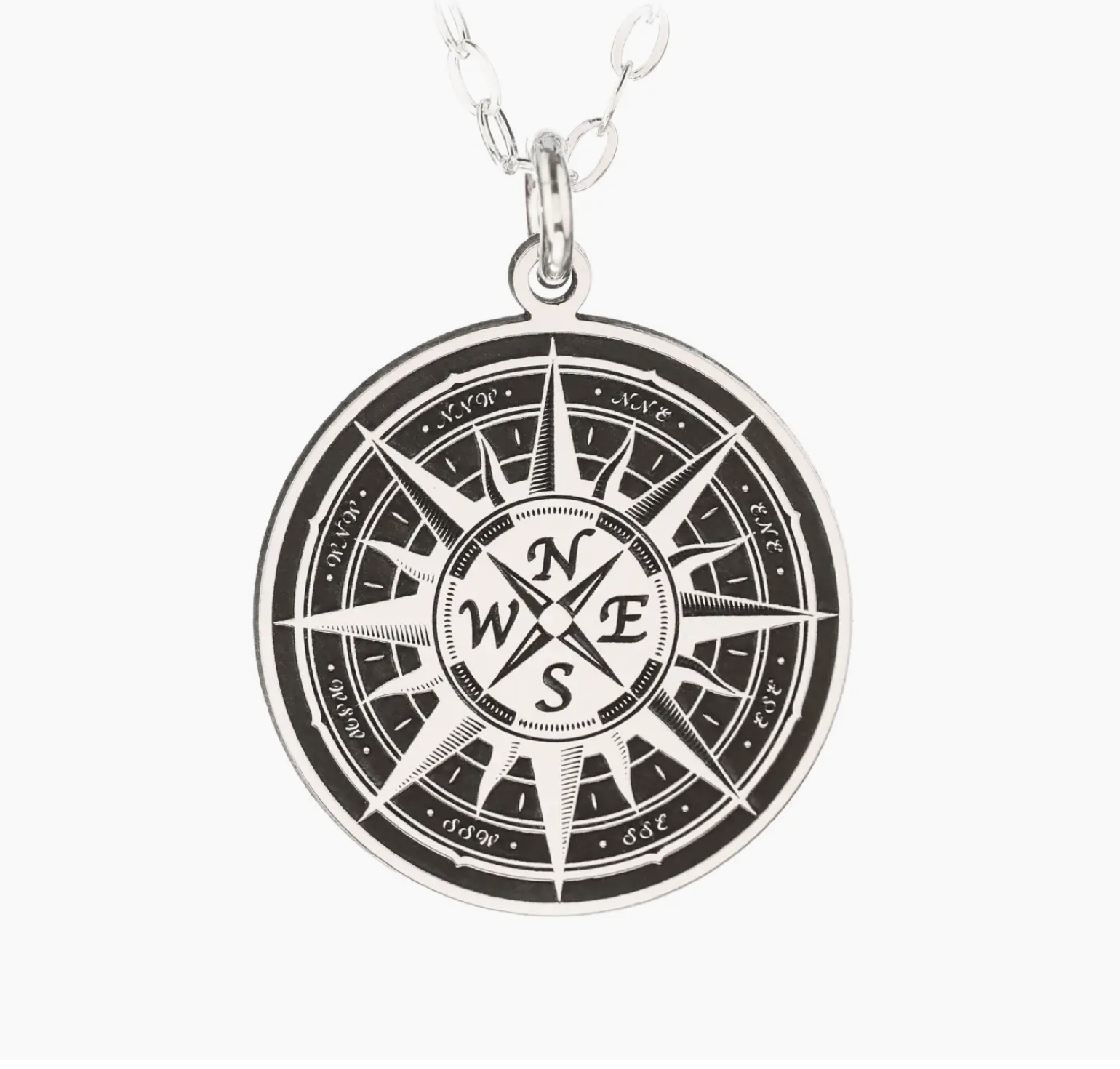 Let's Get Lost Compass Necklace