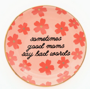 Snarky Floral Trinket Trays
