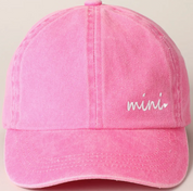 Kids Mini Embroidered Hat