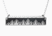 Treeline Horizontal Bar Necklace