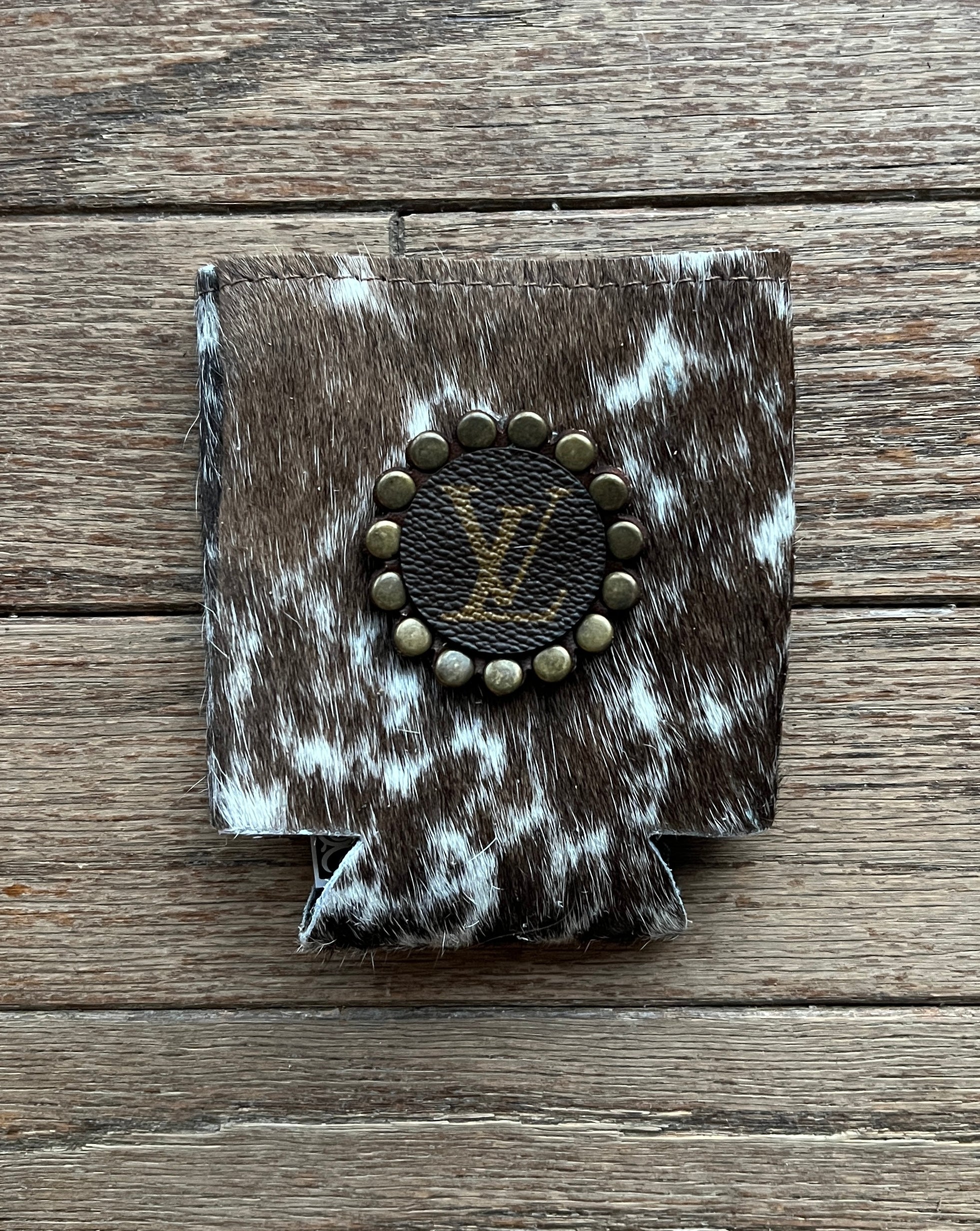 upcycled louis vuitton cowhide