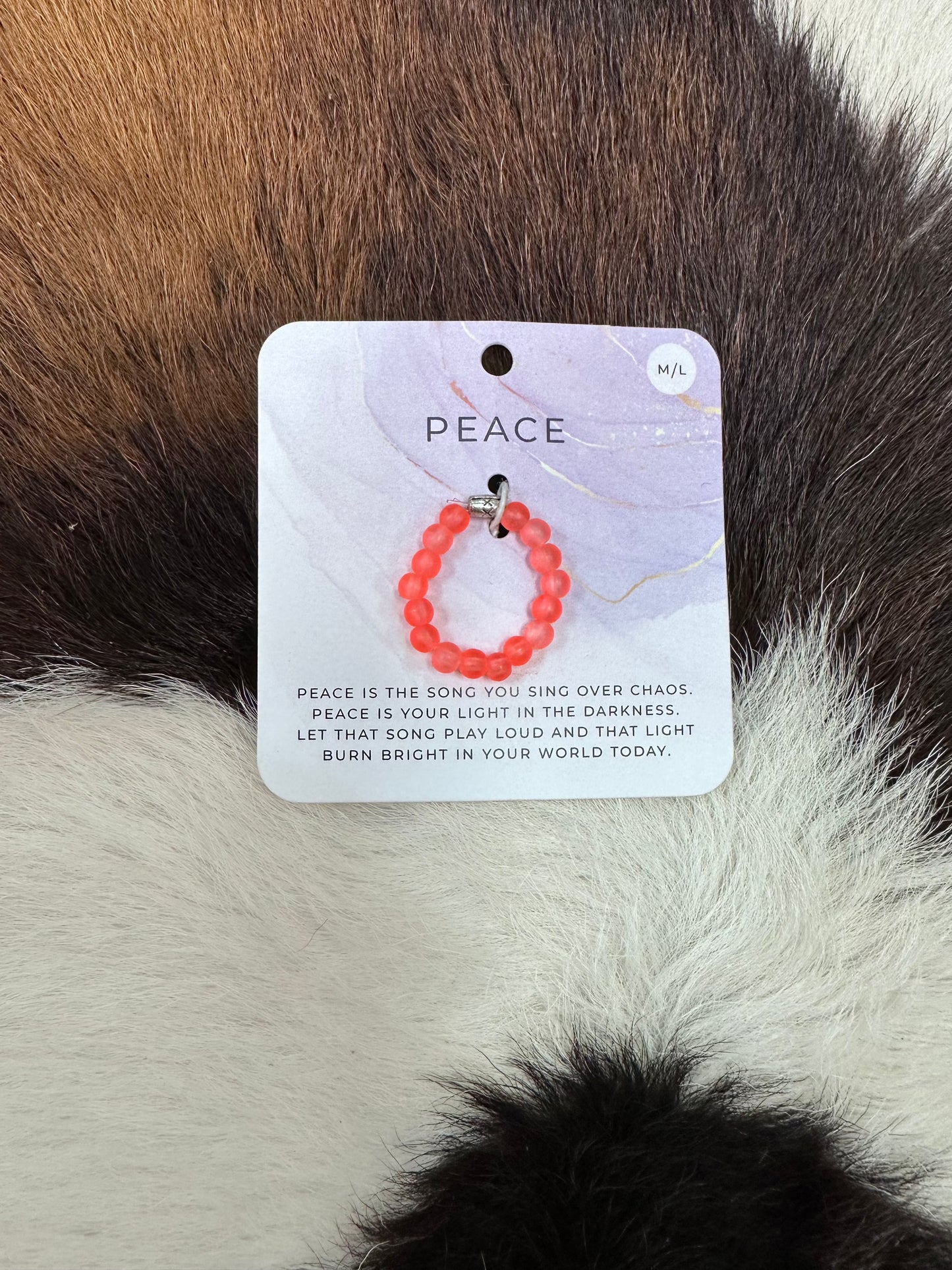 Ring True Peace Rings