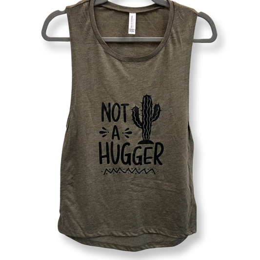 Not A Hugger Tank - Premium Tank Top from Stiles Tee Co - Just $35! Shop now at Three Blessed Gems