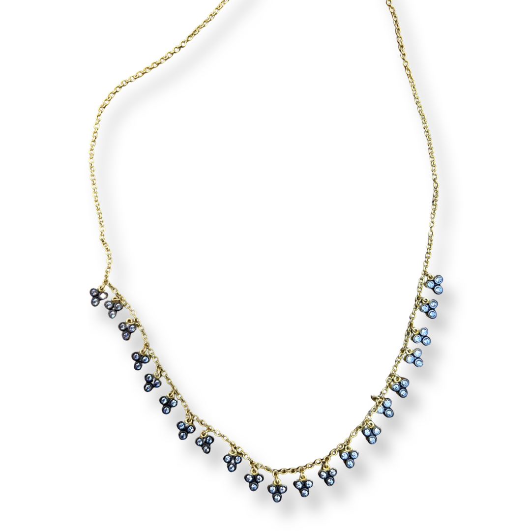 Freida Rothman Brush Gold Necklace