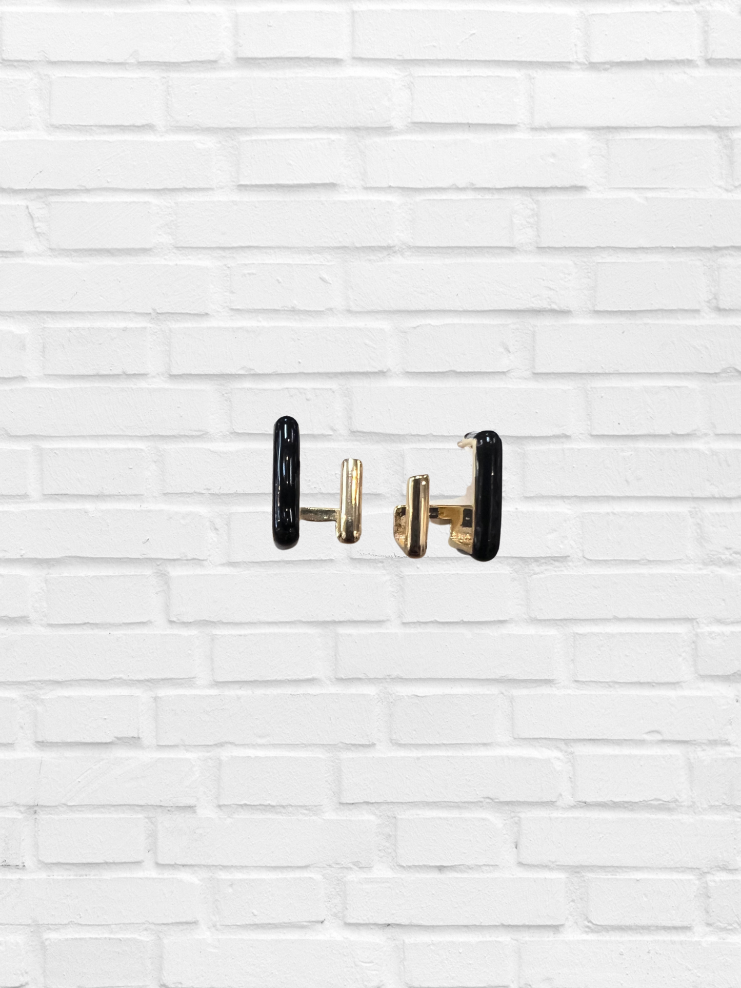 Enamel Geometric Earring
