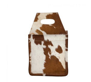 6 Pack Cowhide Caddy - Three Blessed Gems