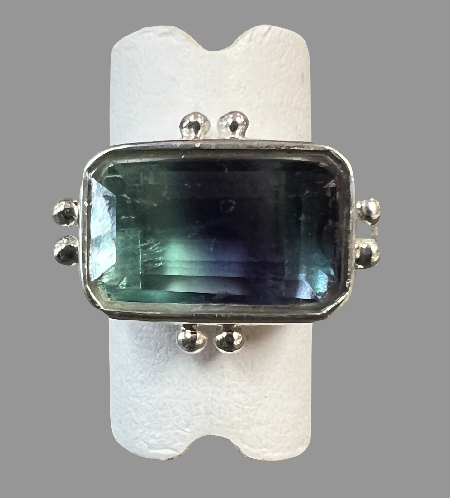 Fluorite Sterling Silver Ring