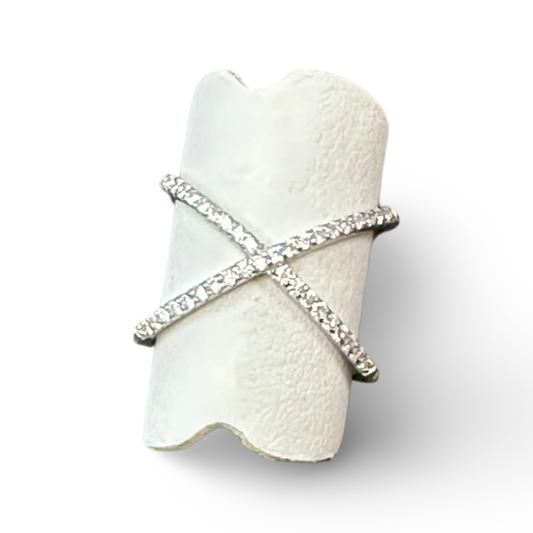 Criss Cross Ring - Premium Ring from Trendsi - Just $45! Shop now at Three Blessed Gems