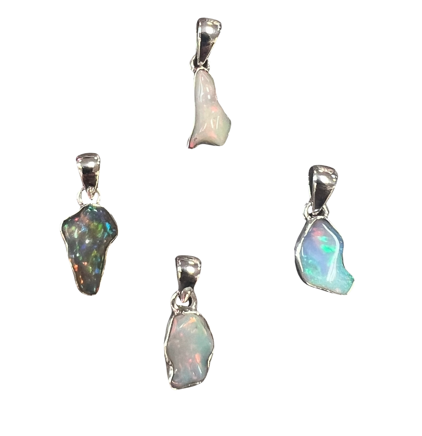 Ethiopian Opal Sterling Silver Pendant - Premium Pendant from Village Gifts Silver - Just $59! Shop now at Three Blessed Gems