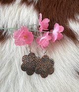 Sterling Silver and  Copper Earrings