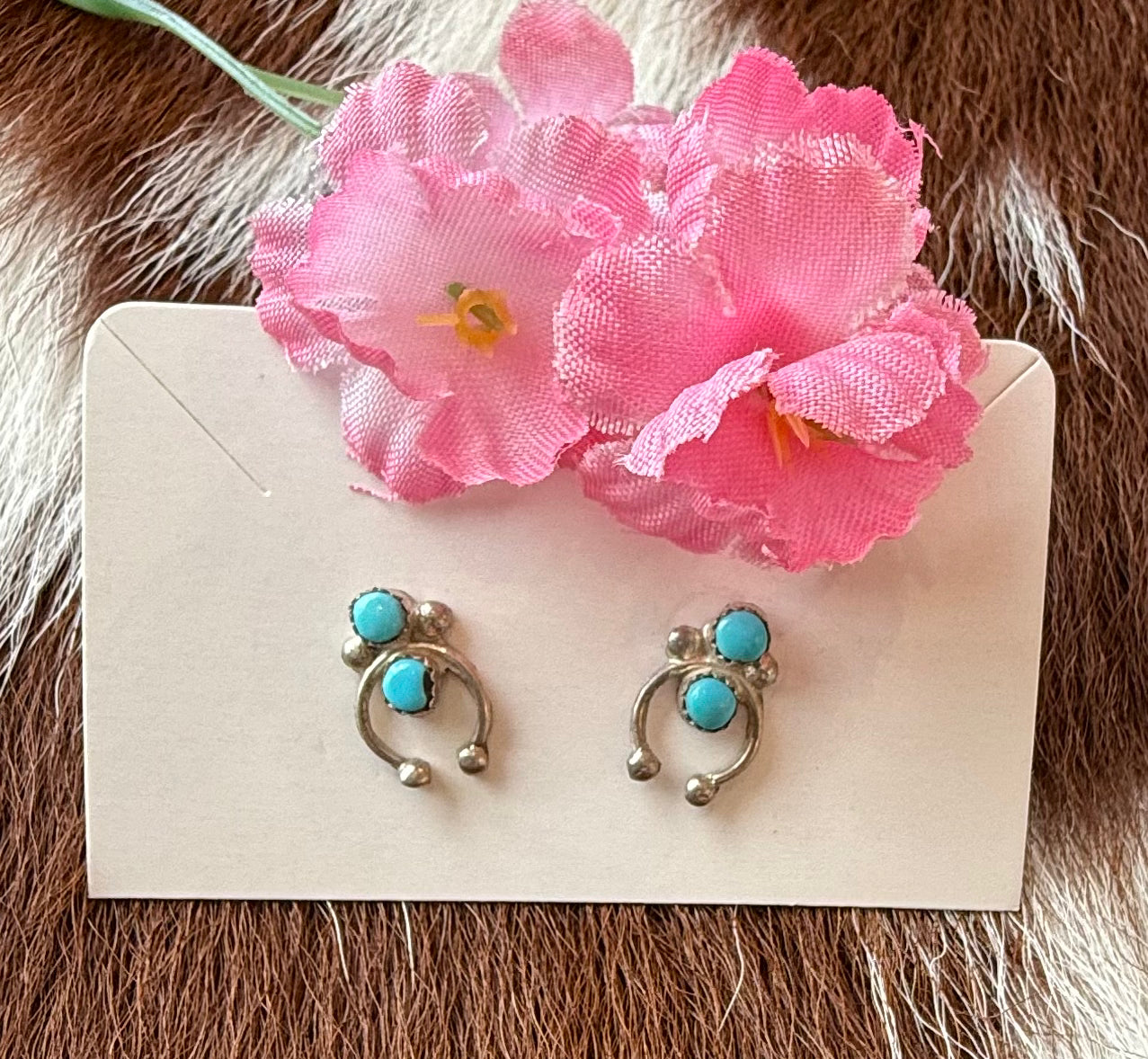 Baby Squash Turquoise Earrings