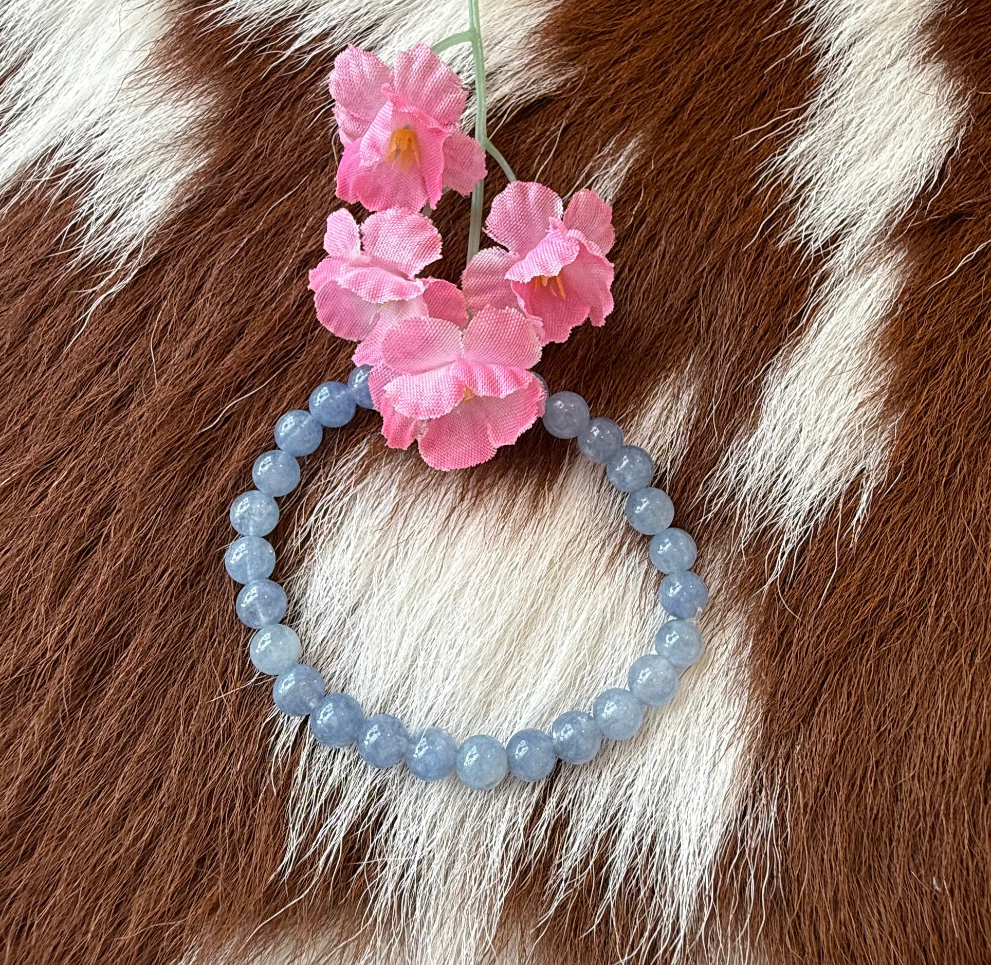 Aqua Beaded Bracelet