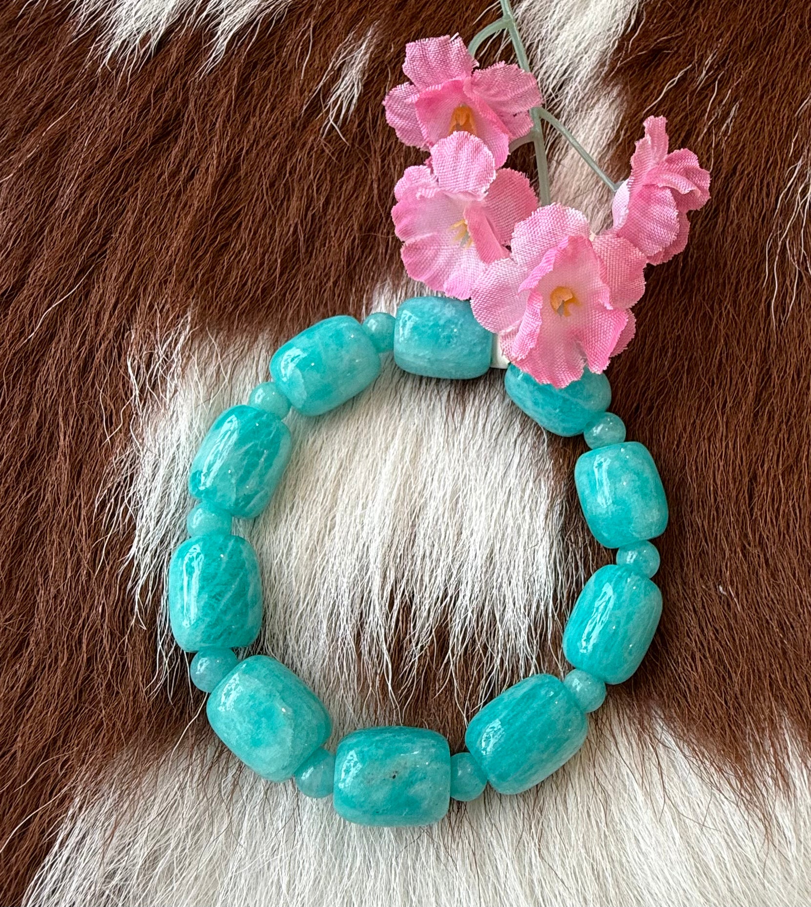 Amazonite Bead Bracelet