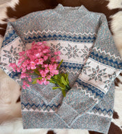 Snowflake Pattern Sweater