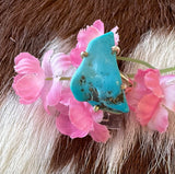 Sterling Silver Turquoise Nugget Ring