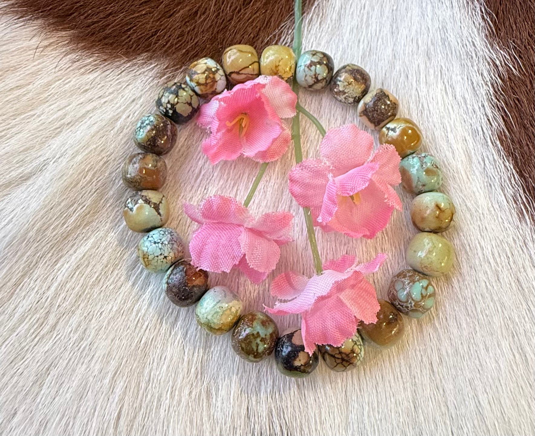 Kingman Turquoise Stretchy Bracelet