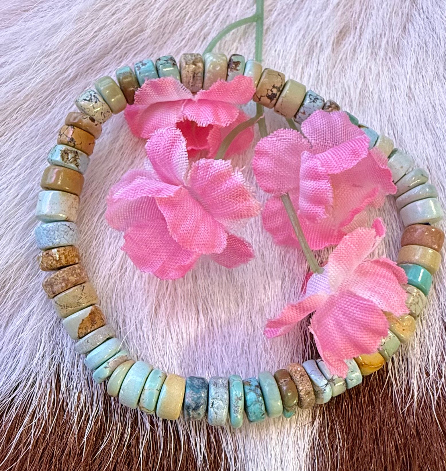 Kingman Turquoise Stretchy Bracelet