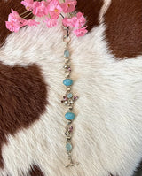 Multi Gemstone Silver Bracelet