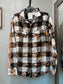 Up-Cycled Louis Vuitton Flannel - Premium Flannel from Keep It Gypsy - Just $245! Shop now at Three Blessed Gems