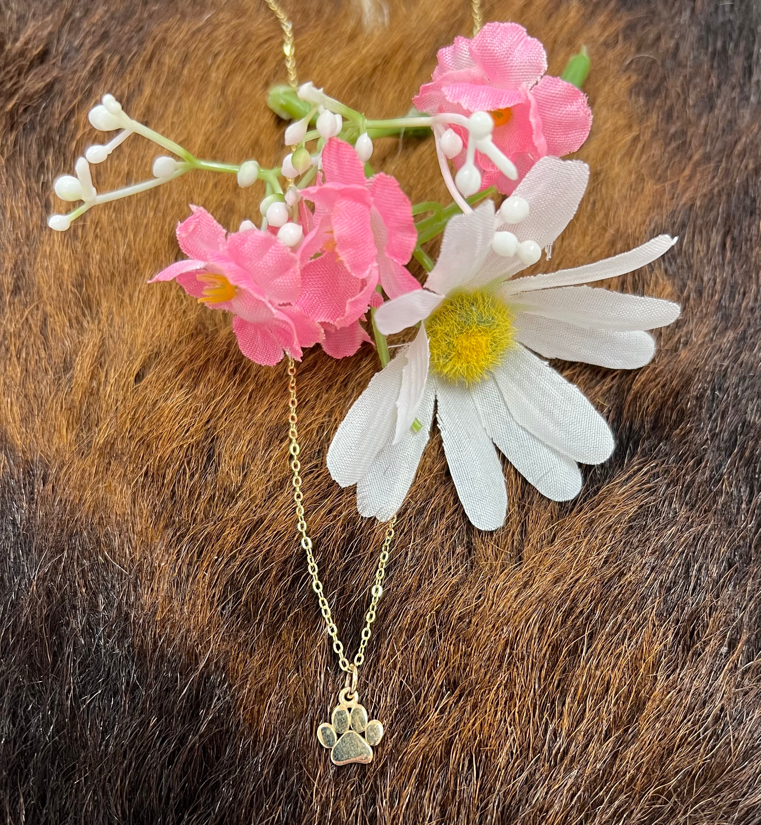 Paw Print Necklace