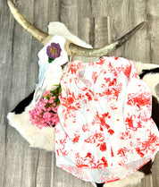 Lila Floral Blouse