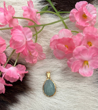 Gold Fill Aquamarine Pendant