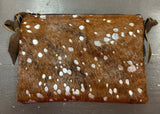 Leather and Cowhide Maxine Purse