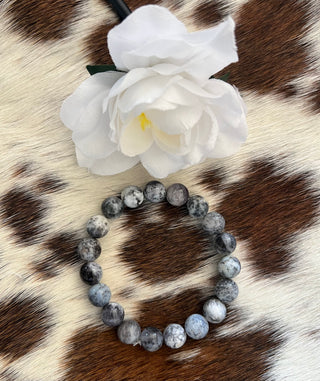 Dendrite Agate Beaded Bracelet