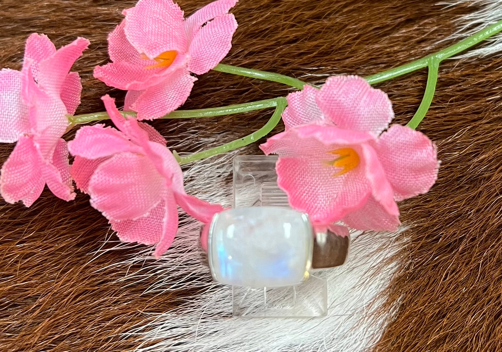 Sterling Silver Moonstone Ring