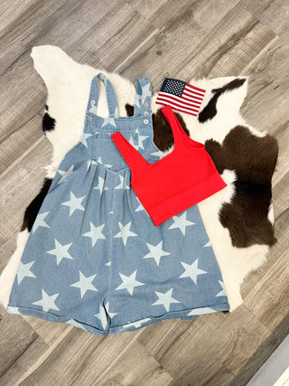 Sparkler Overall Romper