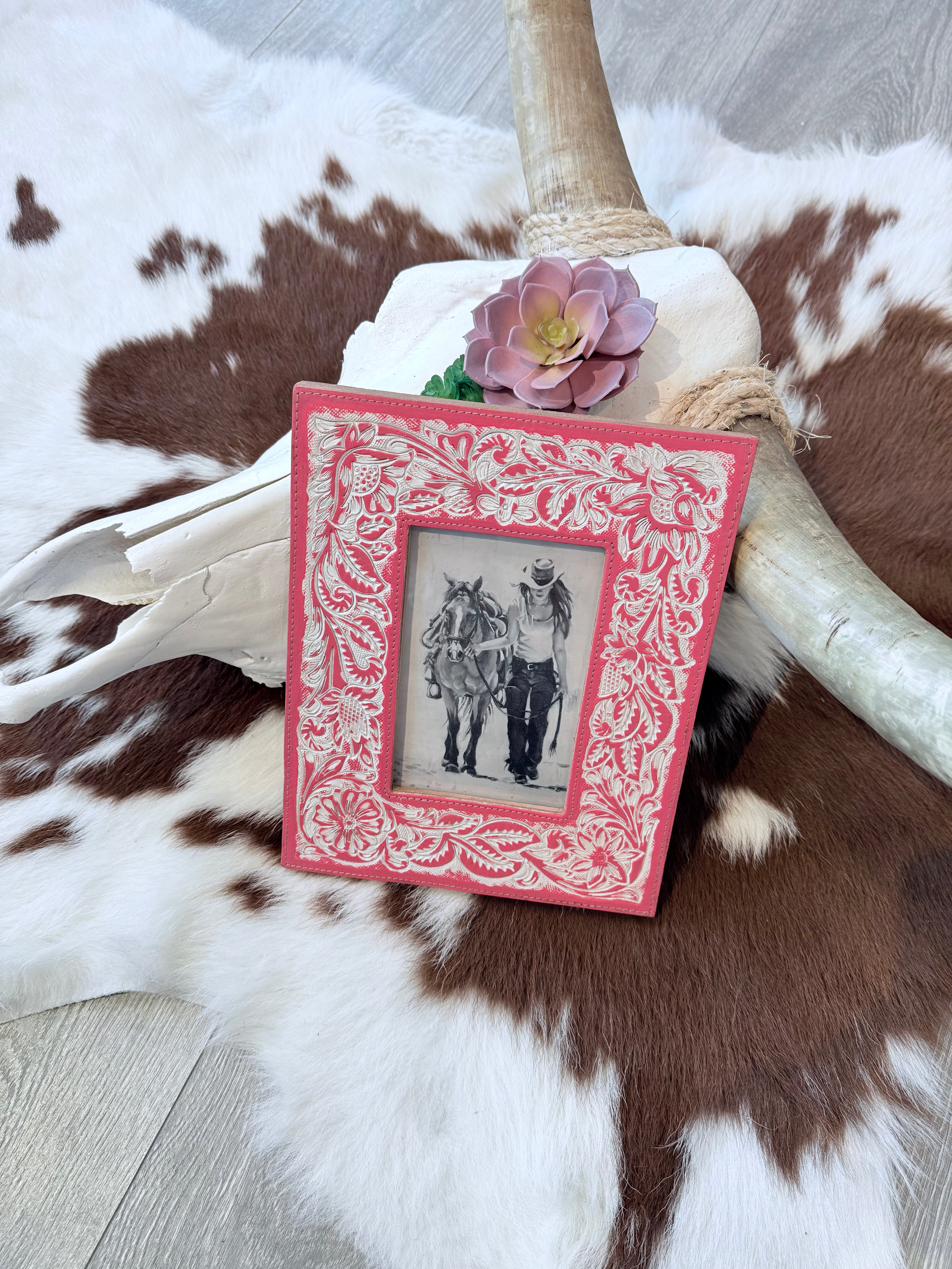 Cactus Flower Bloom Picture Frame