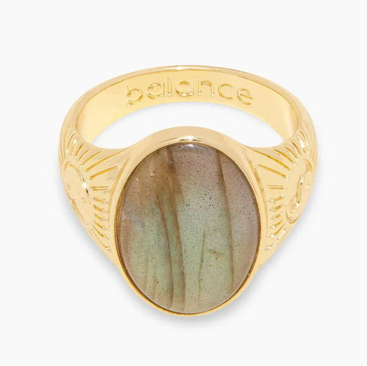 Power Gemstone Ring for Balance - Premium Ring from Gorjana - Just $68! Shop now at Three Blessed Gems