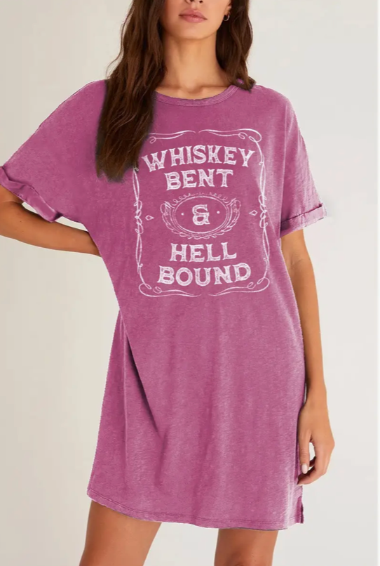 Whiskey Bent & Hell Bound Dress - Premium Dress from HRT and LUV - Just $59! Shop now at Three Blessed Gems