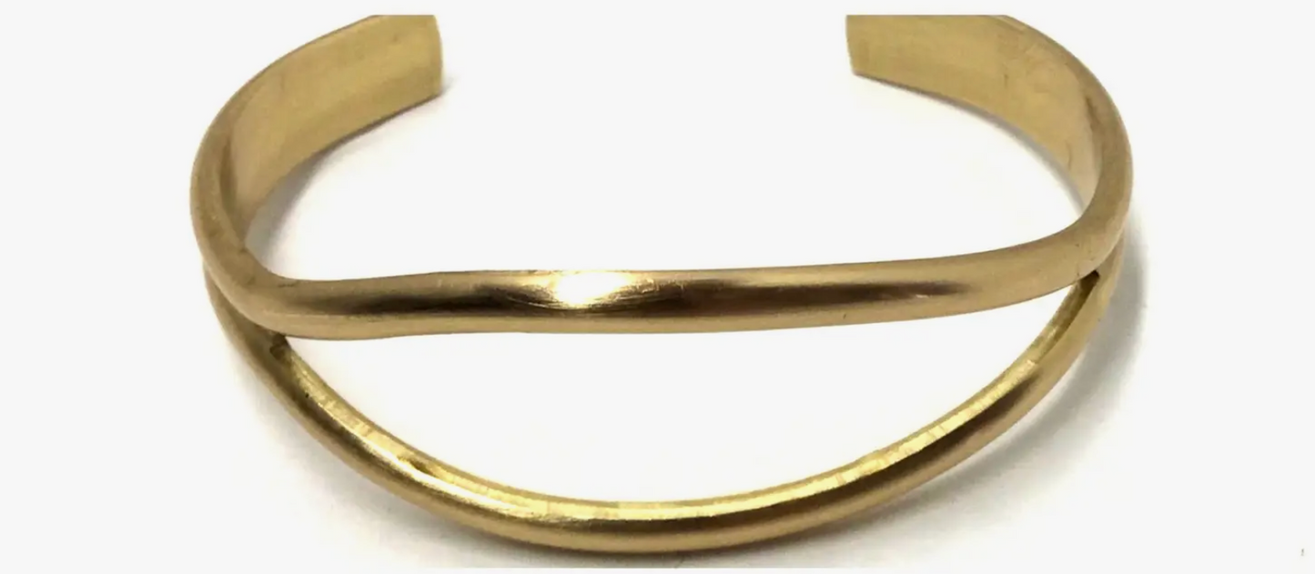 Brass Open Bracelet - Premium Bracelet from Modern Opus - Just $30! Shop now at Three Blessed Gems