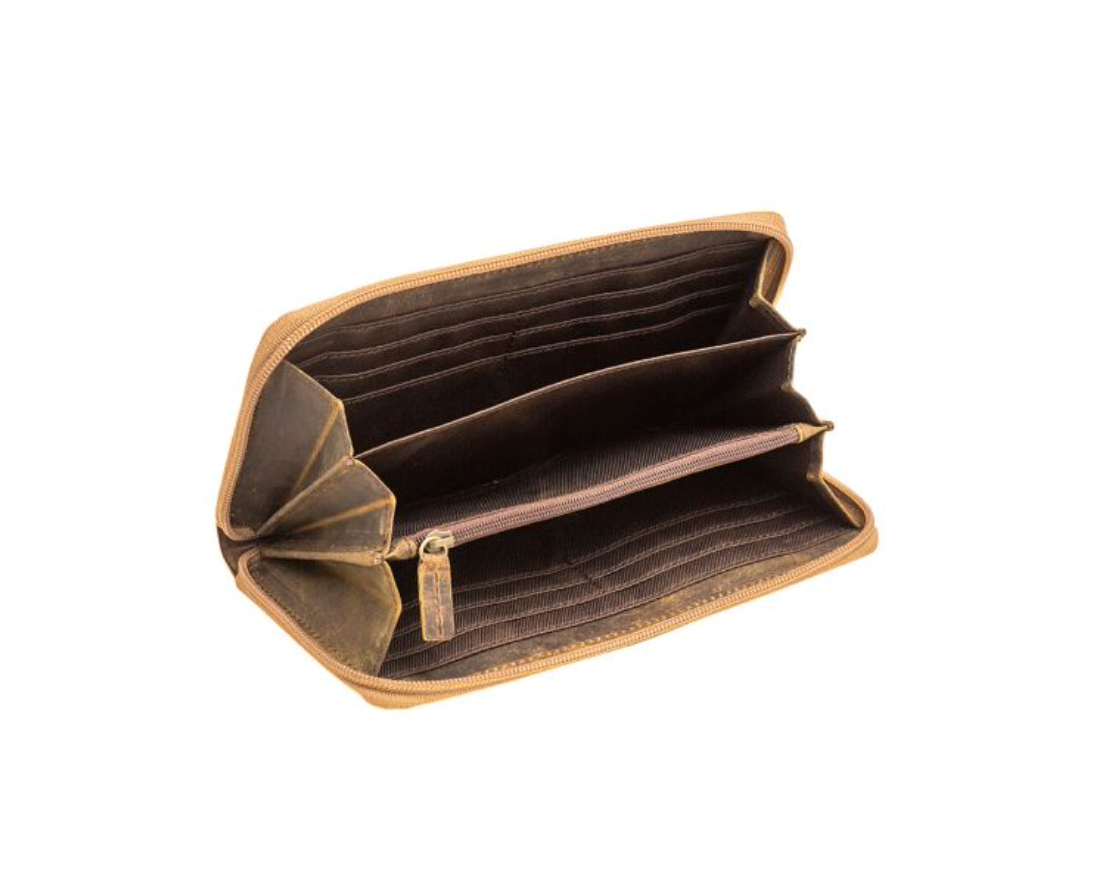 Critter Cowhide Wallet - Premium Wallet from Myra - Just $65! Shop now at Three Blessed Gems