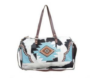 "D" Adventure Mini Duffle Bag - Premium Duffle from Myra - Just $235! Shop now at Three Blessed Gems