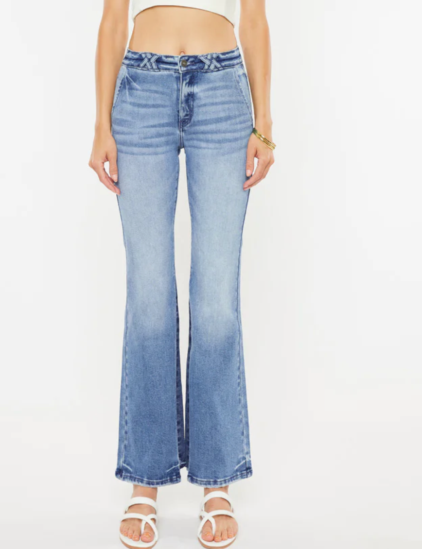 Mason High Rise Bootcut - Premium Jeans from KANCAN - Just $69! Shop now at Three Blessed Gems